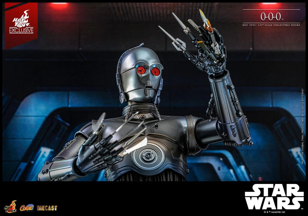 Star Wars 0-0-0 (Triple Zero) Droid 1:6 Scale Hot Toys Action Figure