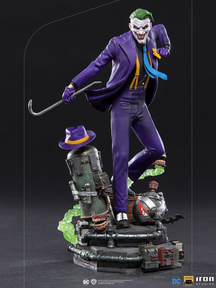 DC Comics The Joker Deluxe Version 1/10 Scale Iron Studios Statue