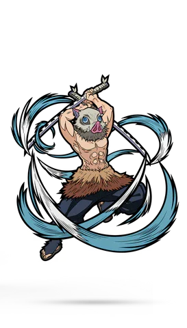 Demon Slayer Inosuke Hashibira (Glitter) (NYCC 2023 Exclusive) FiGPiN #1362