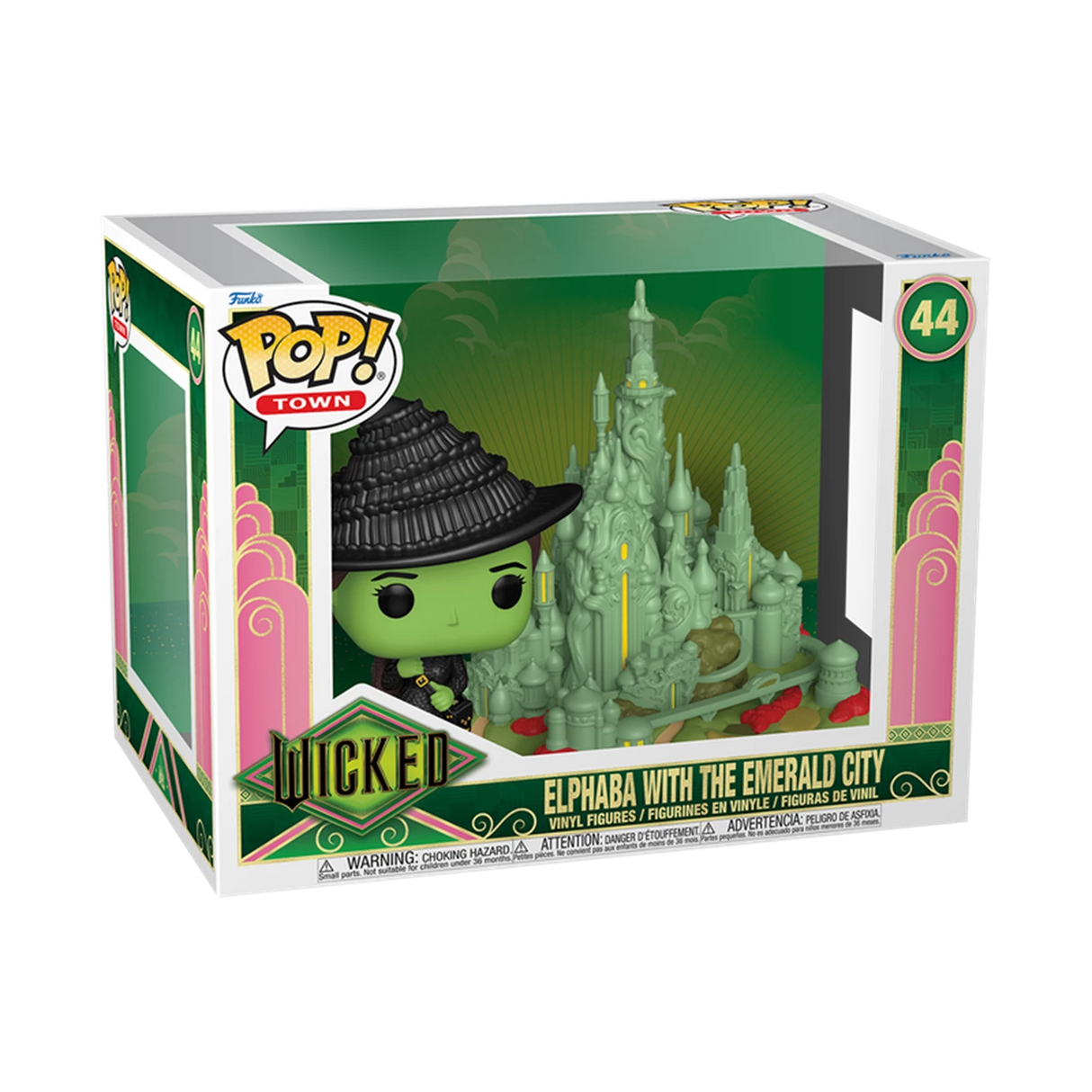 Wicked Elphaba With The Emerald City Funko Pop! Town Vinyl Figure #44