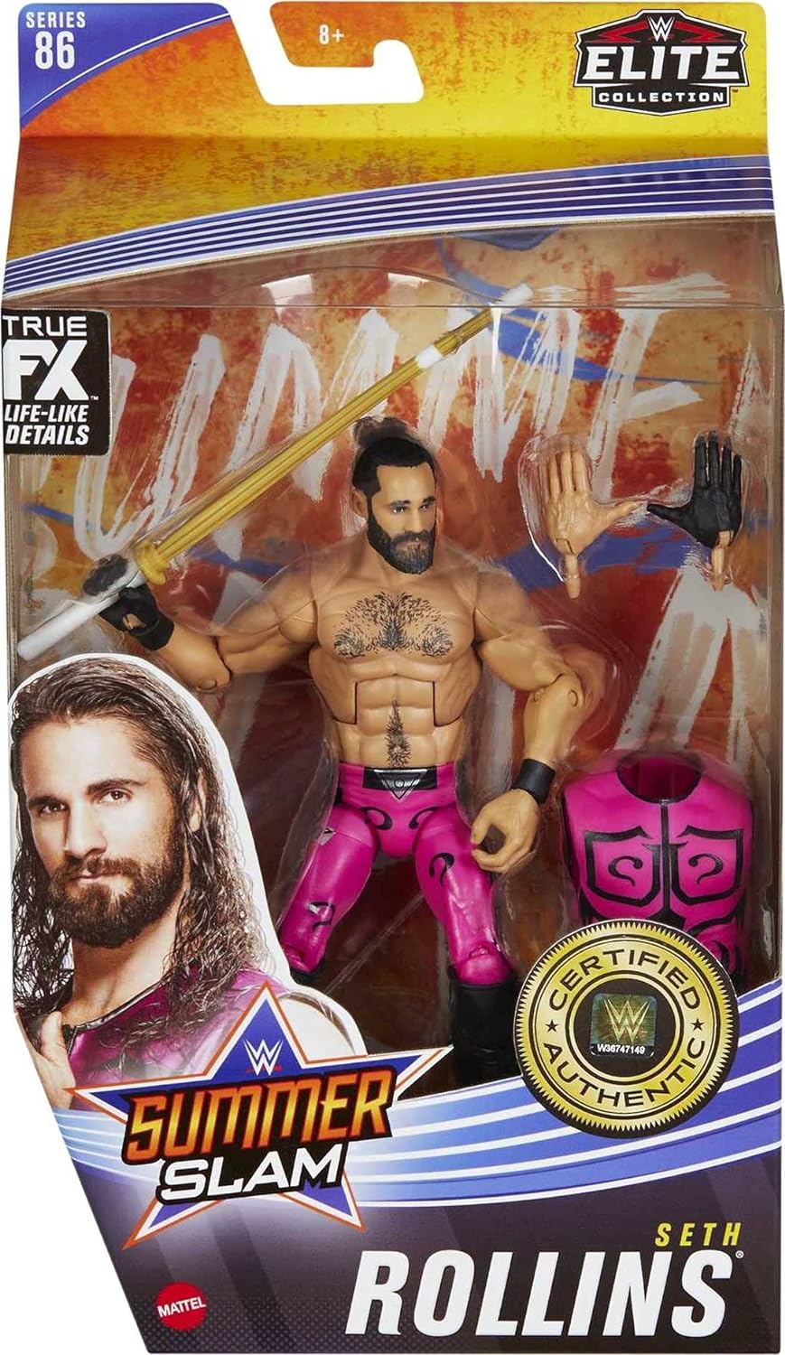 WWE Seth Rollins Elite Collection Summer Slam Series 86 Action Figure