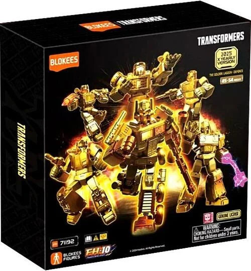 Transformers The Golden Lagoon Defence 2025 X Yearly Version 6-Pack Figure Model Kit