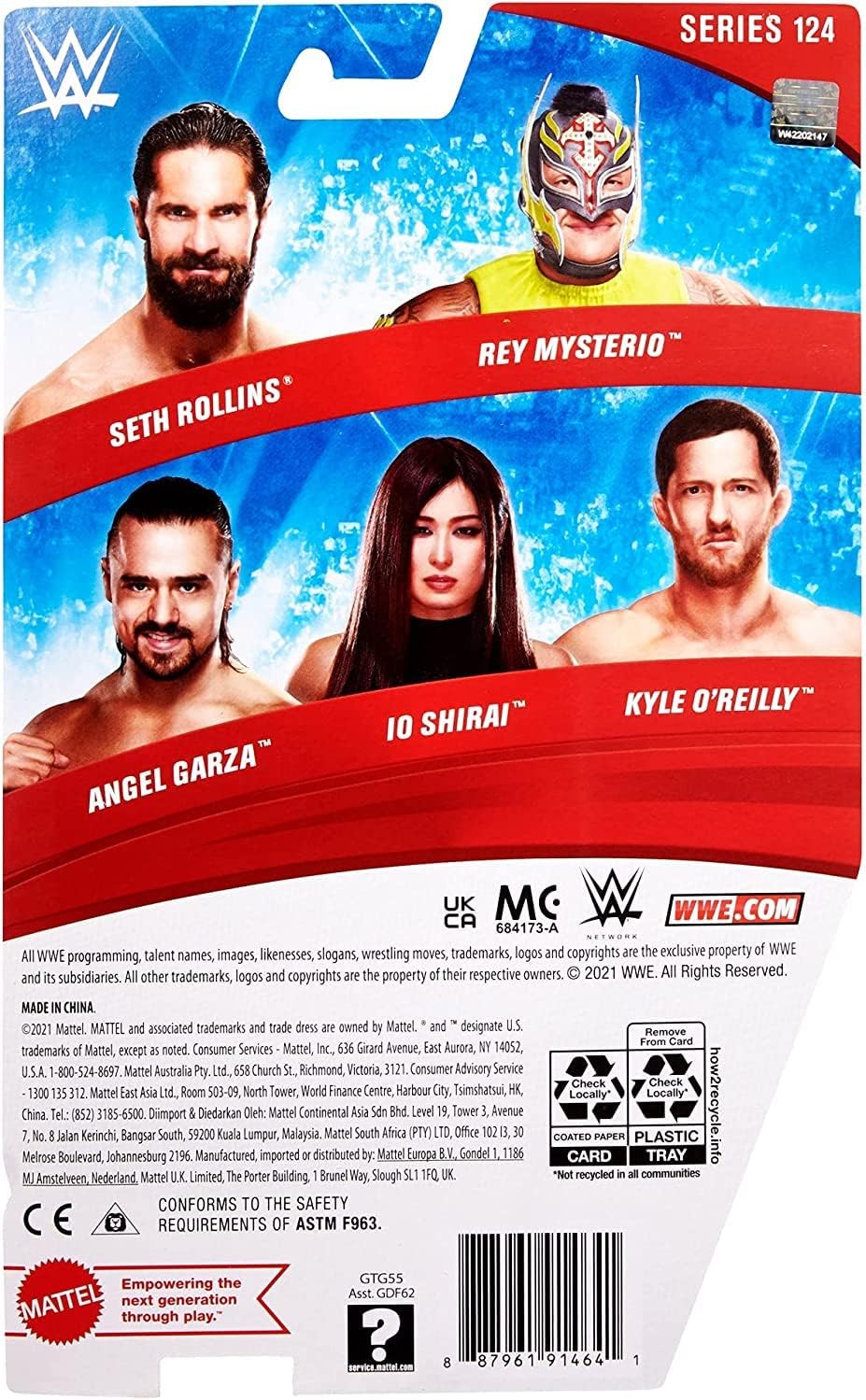 WWE Seth Rollins Wrestling Series 124 Action Figure