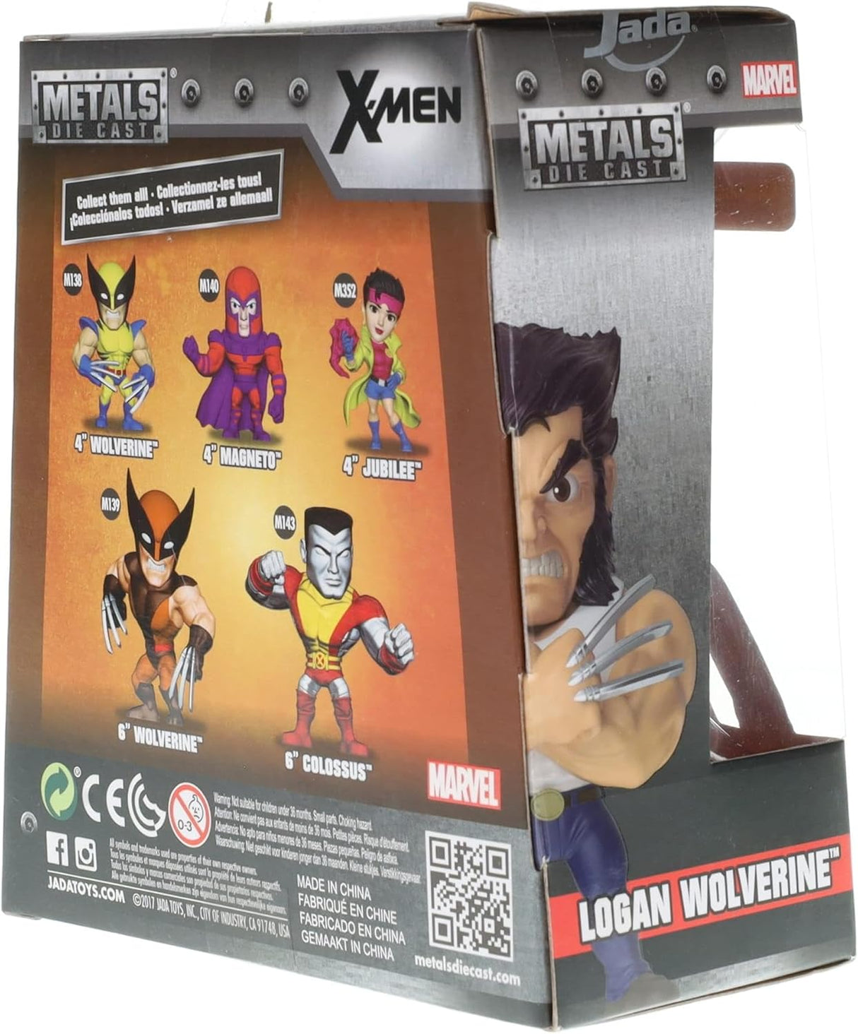 Marvel X-Men Logan Wolverine (Loot Crate Exclusive) Metals Die Cast Figure