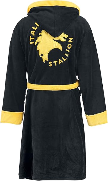 Rocky Balboa Italian Stallion Hooded Bathrobe