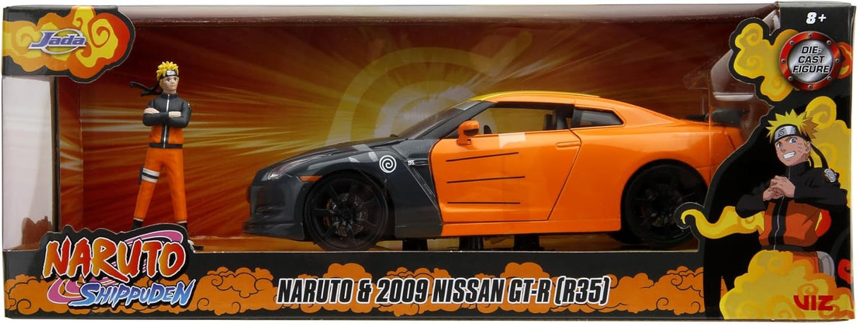 Naruto Shippuden Naruto & 2009 Nissan GT-R (R35) Jada Die-Cast Figure