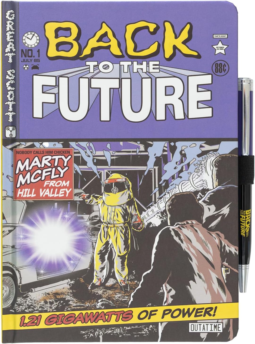 Back to the Future A5 Notebook With Pen