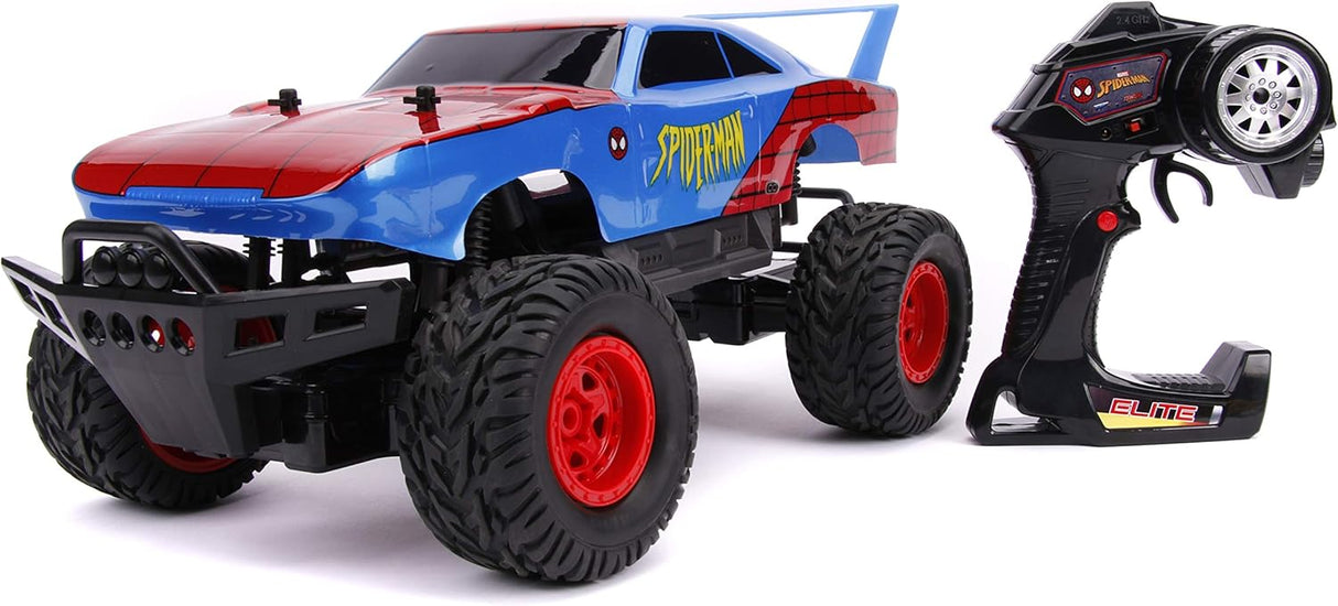 Marvel Spider-Man Dodge-Charger Daytona Jada 4x4 Elite RC Car