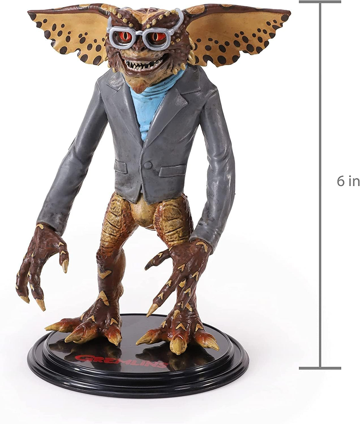 Gremlins 2 The New Batch Brain Gremlin 6" Bendyfigs The Noble Collection Toys Figure