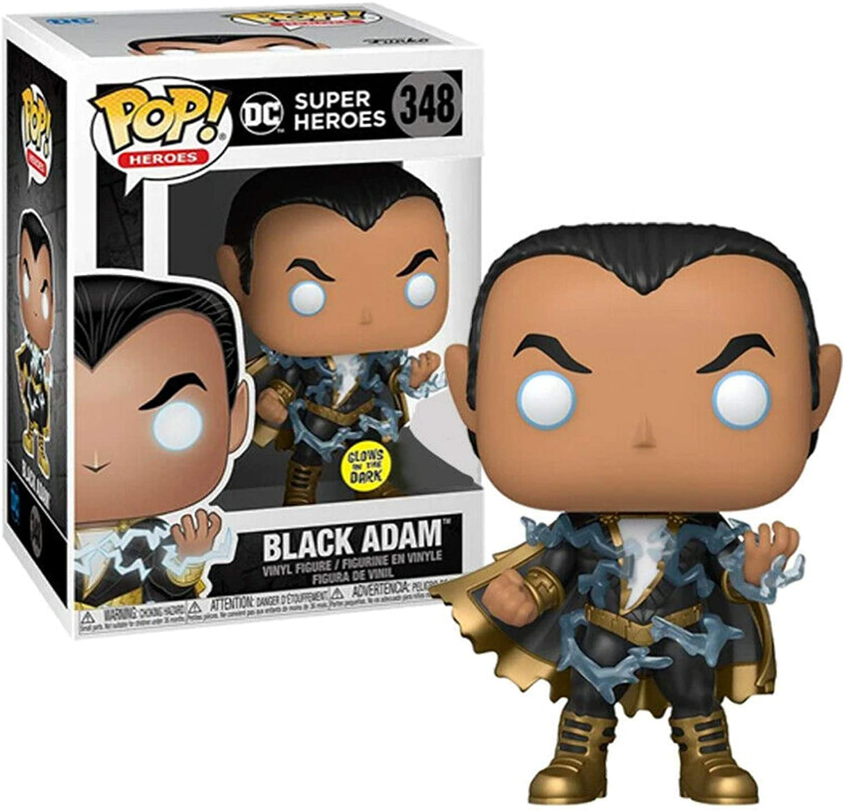 DC Comics Black Adam (Glow in the Dark) Funko Pop! Vinyl Figure #348