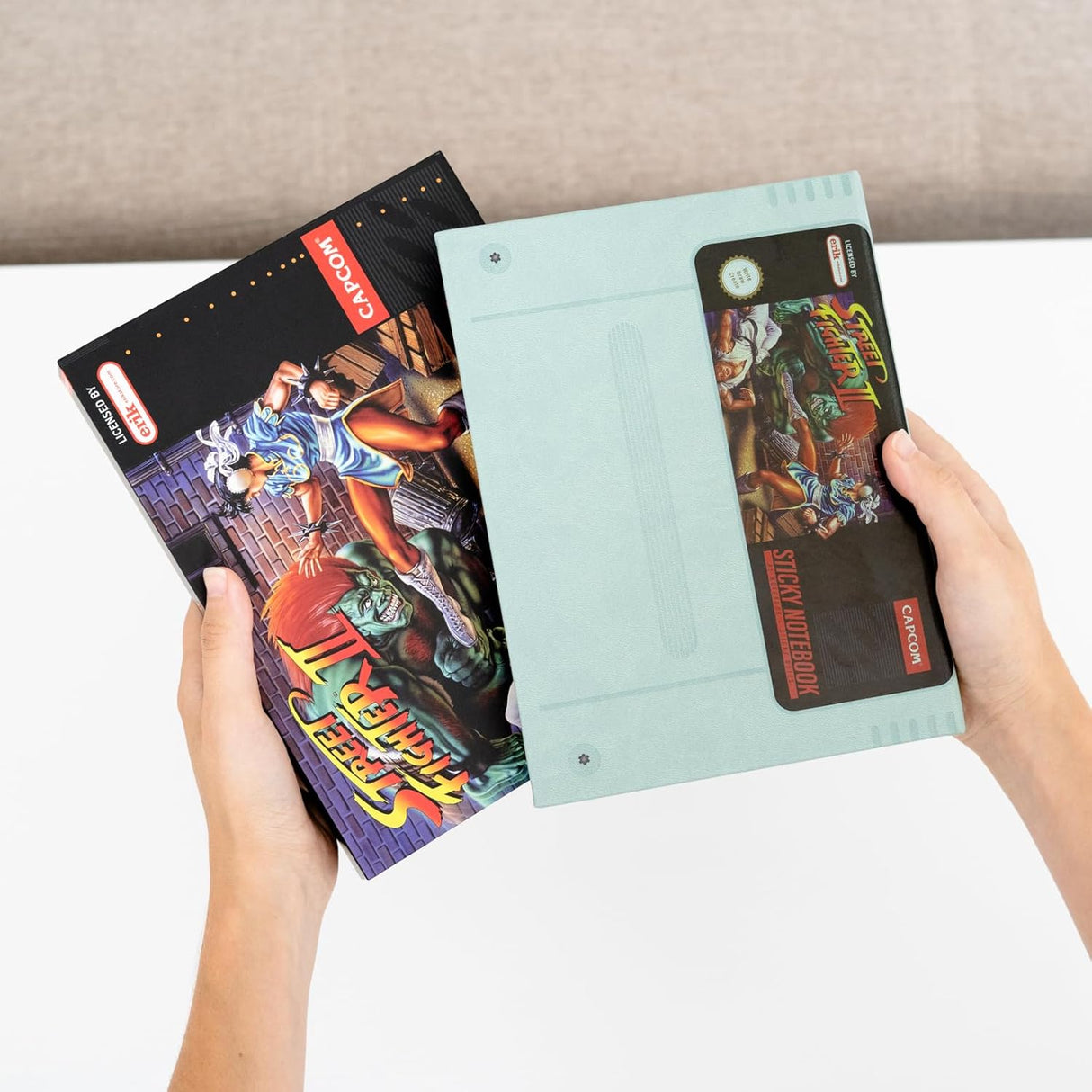 Street Fighter II A5 Notebook & Sticky Notes