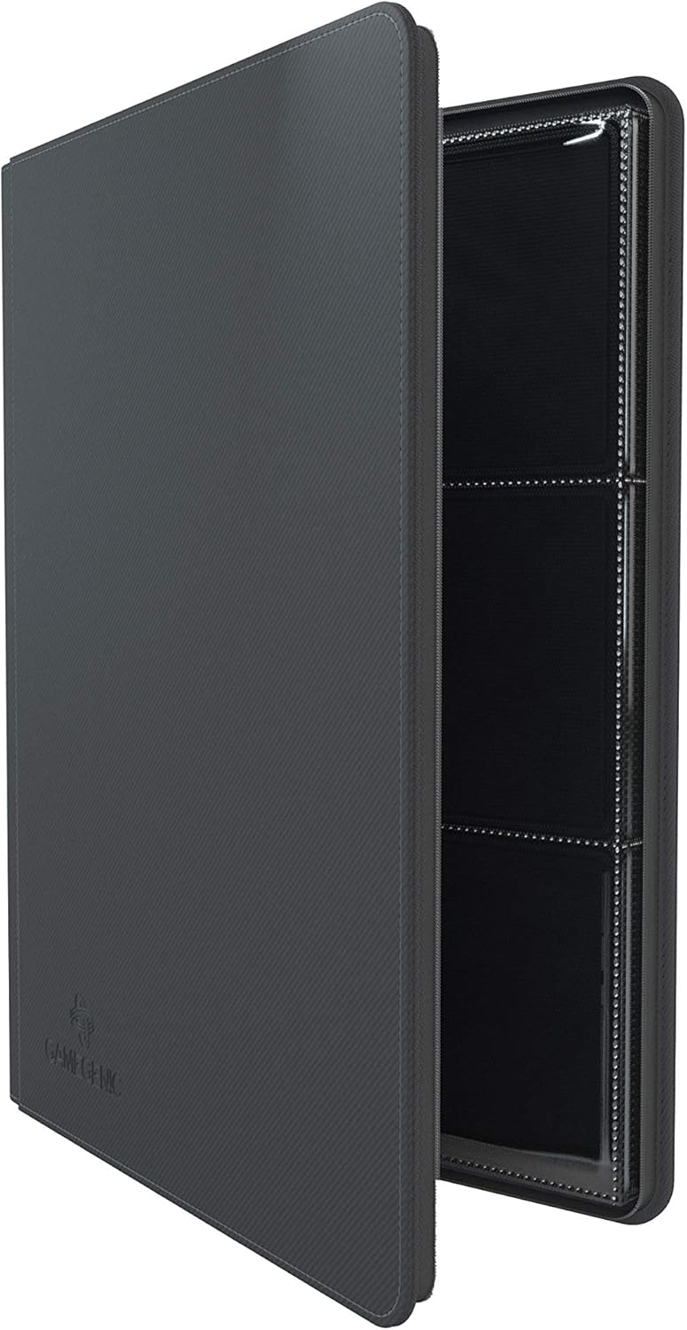 Gamegenic Zip-Up Album Trading Card Binder (Black) (18-Pocket/360 Card Capacity)