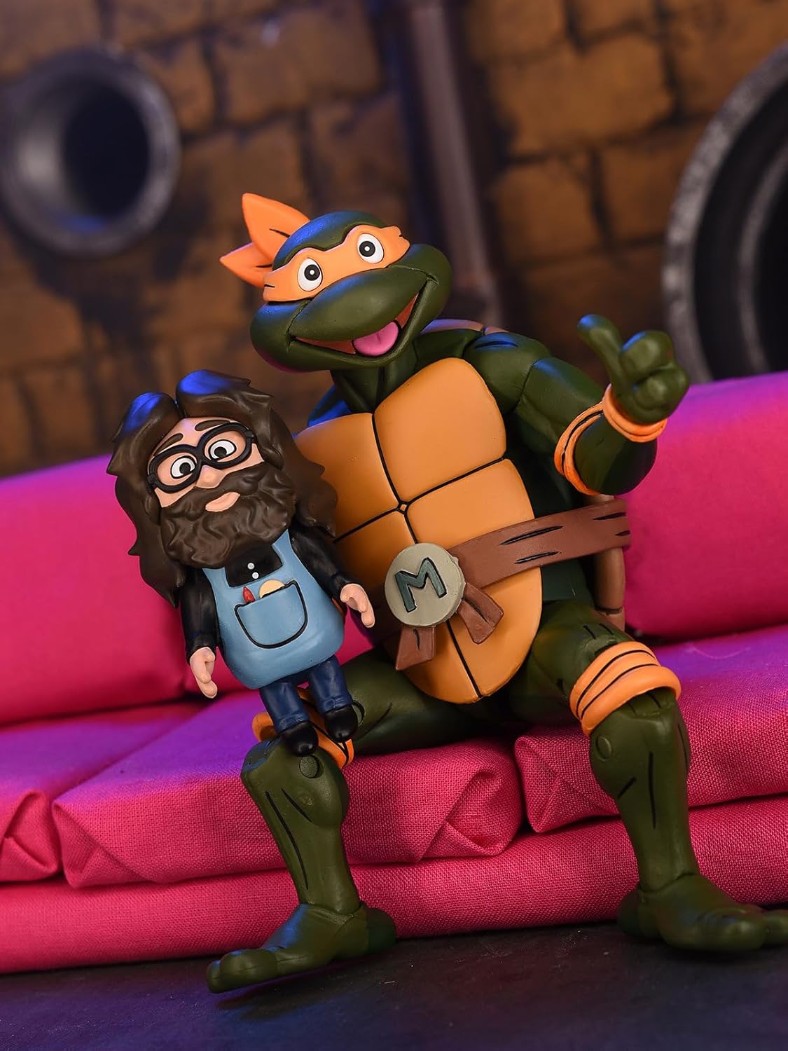 Teenage Mutant Ninja Turtles Michelangelo (1987 Cartoon) 7" NECA Ultimate Action Figure