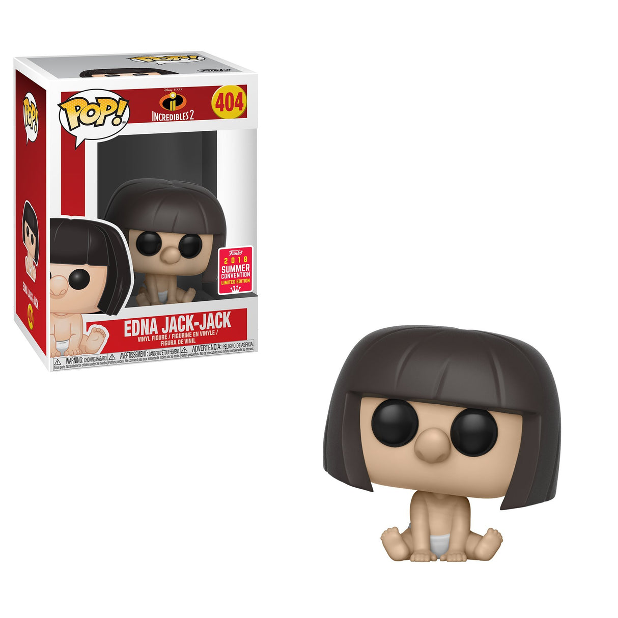 Disney Pixar Incredibles 2 Edna Jack-Jack Funko Pop! Vinyl Figure #404