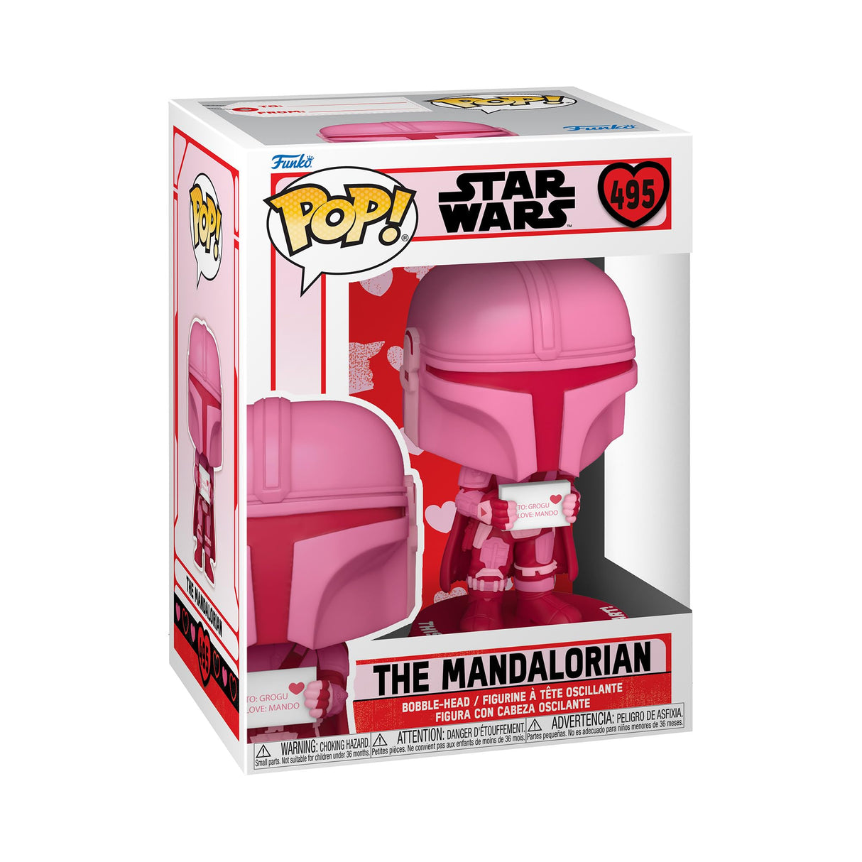 Star Wars The Mandalorian (Valentine's Edition) Funko Pop! Vinyl Figure #495