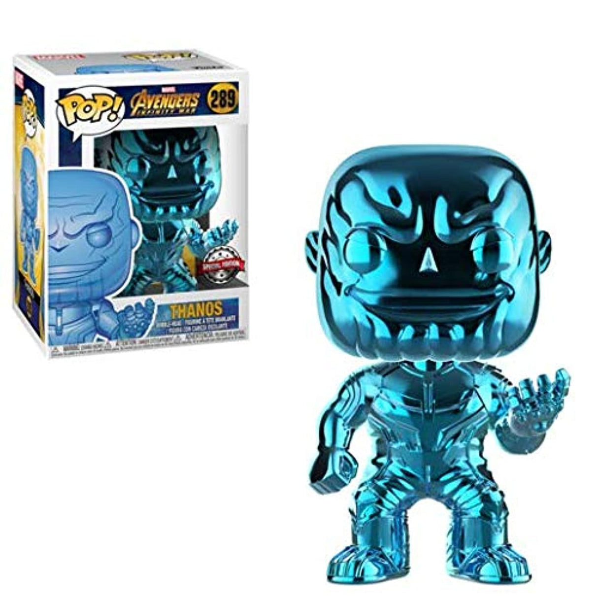 Marvel Avengers Infinity War Thanos (Blue Chrome) Funko Pop! Vinyl Figure #289