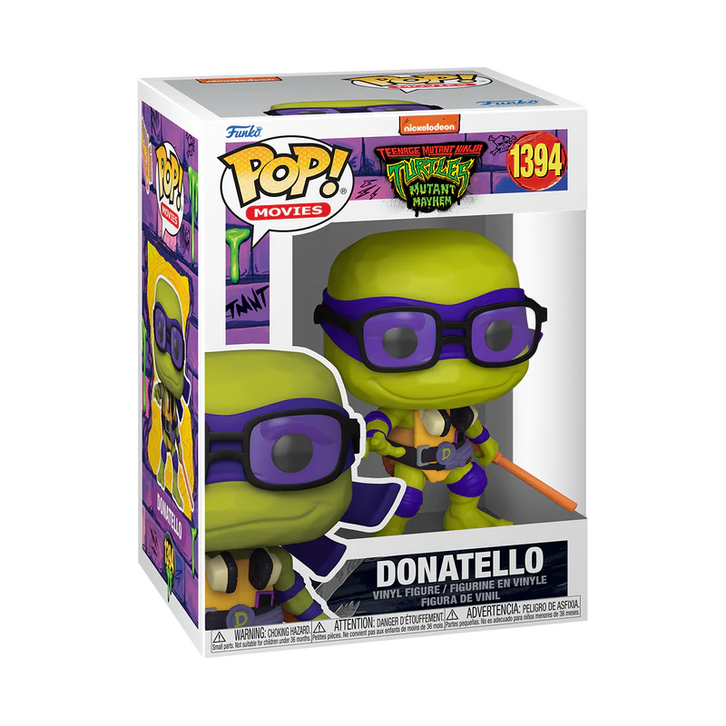 Teenage Mutant Ninja Turtles Mutant Mayhem Donatello Funko Pop! Vinyl Figure #1394