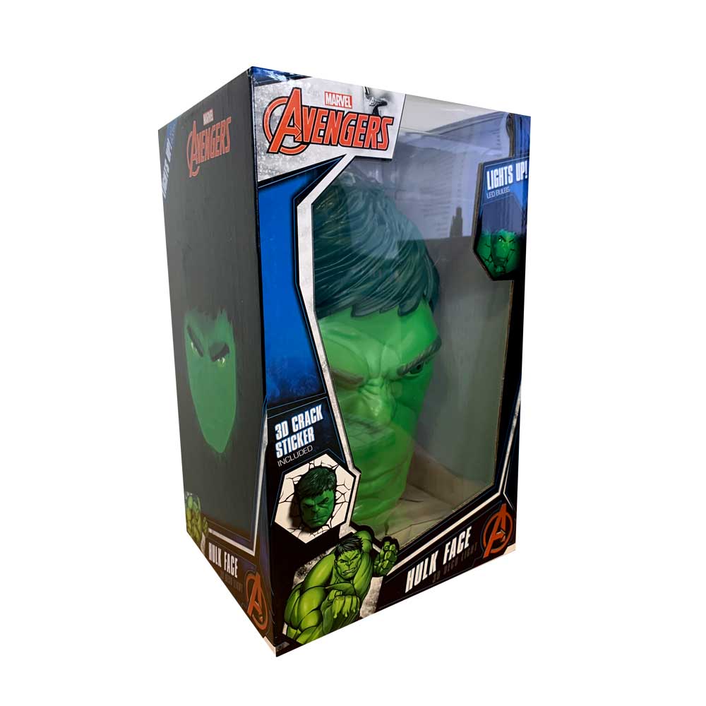 Marvel Avengers Hulk Face 3D Deco Light
