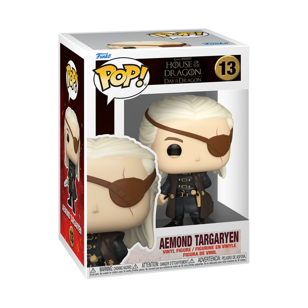 Game of Thrones House of the Dragon Aemond Targaryen Funko Pop! Vinyl Figure #13