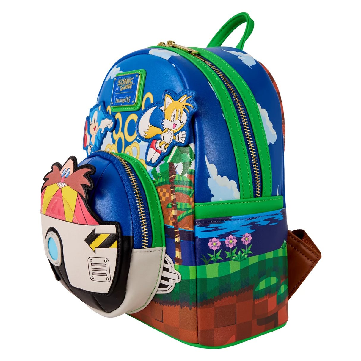 Sonic the Hedgehog Classic Sonic Loungefly Backpack