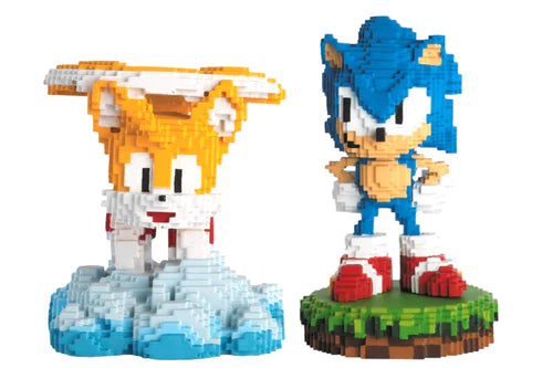 Sonic The Hedgehog Classic Figurine Boxset Pixel Sonic & Pixel Tails