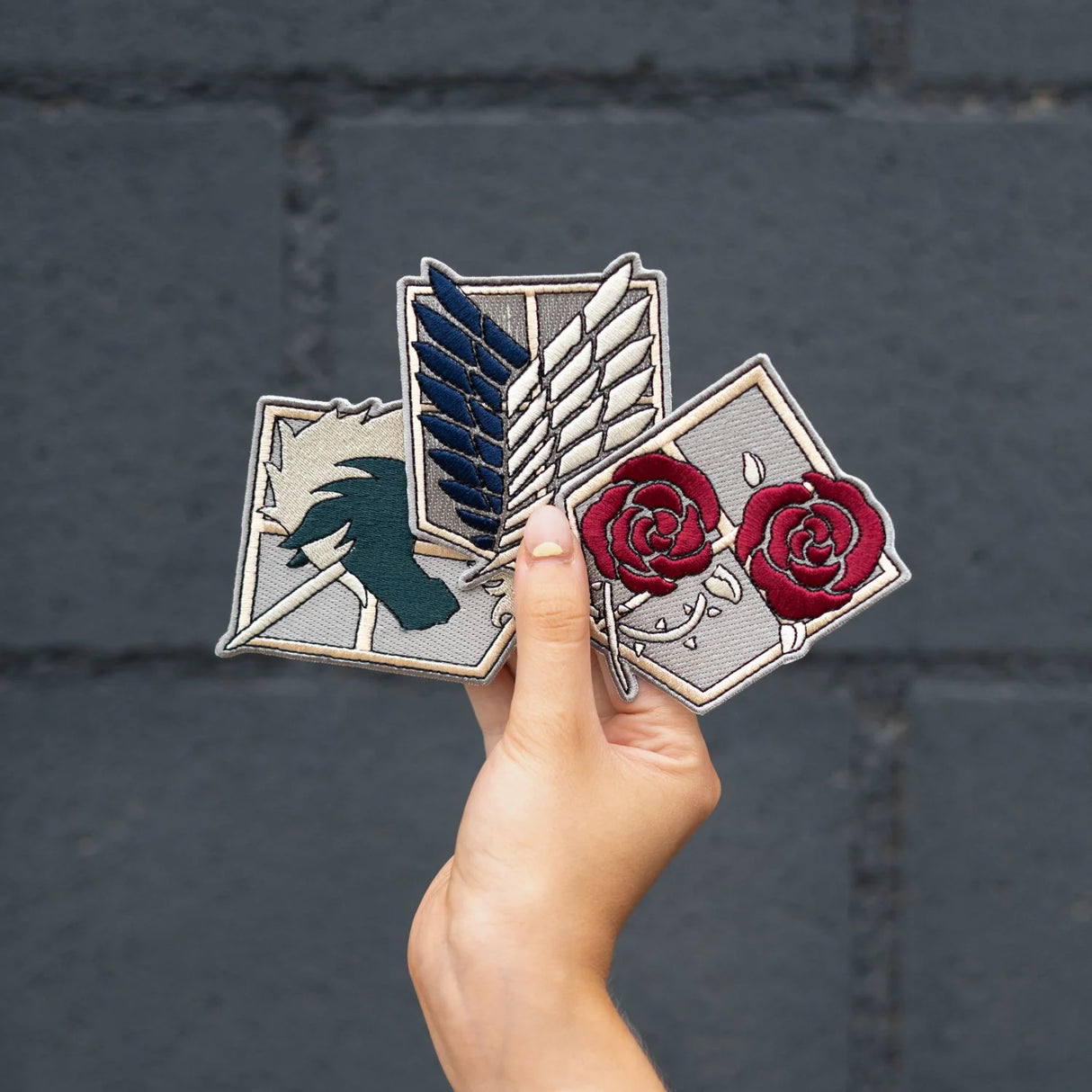 Attack on Titan Set of 3 Self Adhesive Patches