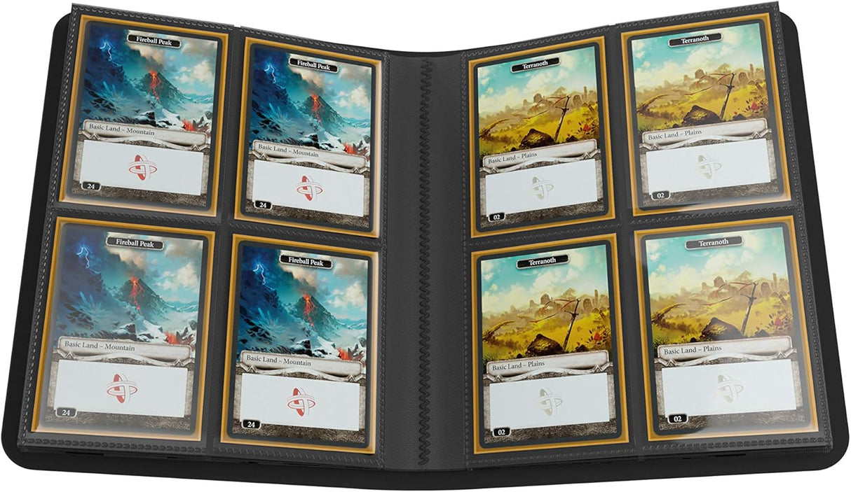 Gamegenic Casual Album Trading Card Binder (Black) (8-Pocket/160 Card Capacity)