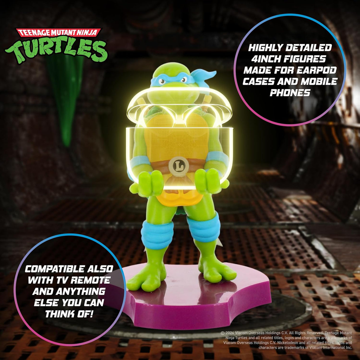 Leonardo Teenage Mutant Ninja Turtles Mini Holder Cable Guys