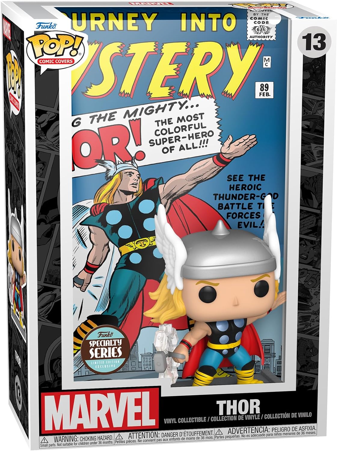 Marvel Thor Funko Pop! Comic Covers Vinyl Figure #13