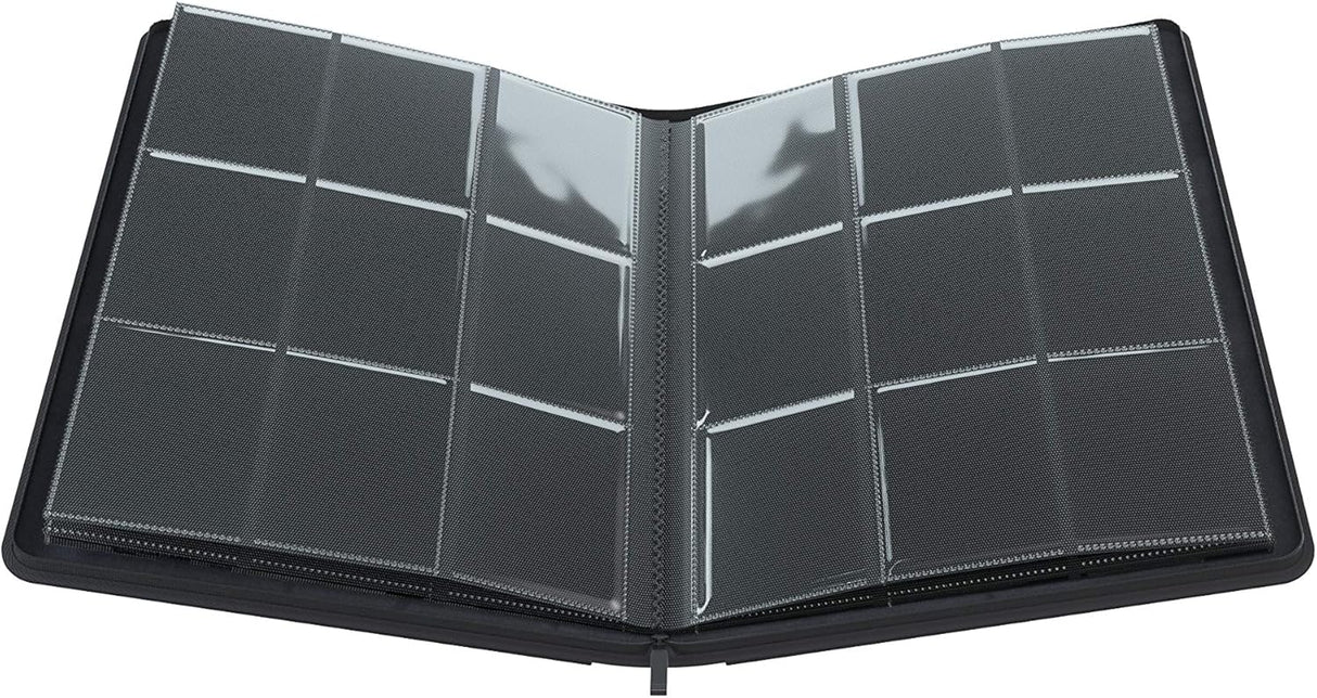 Gamegenic Zip-Up Album Trading Card Binder (Black) (18-Pocket/360 Card Capacity)