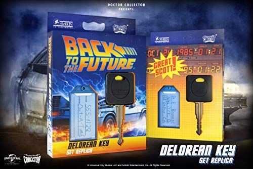 Back to the Future Delorean Time Machine Key Set Replica