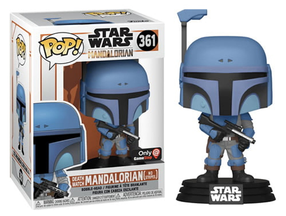 Star Wars The Mandalorian Death Watch Mandalorian (No Stripes) Funko Pop! Vinyl Figure #361