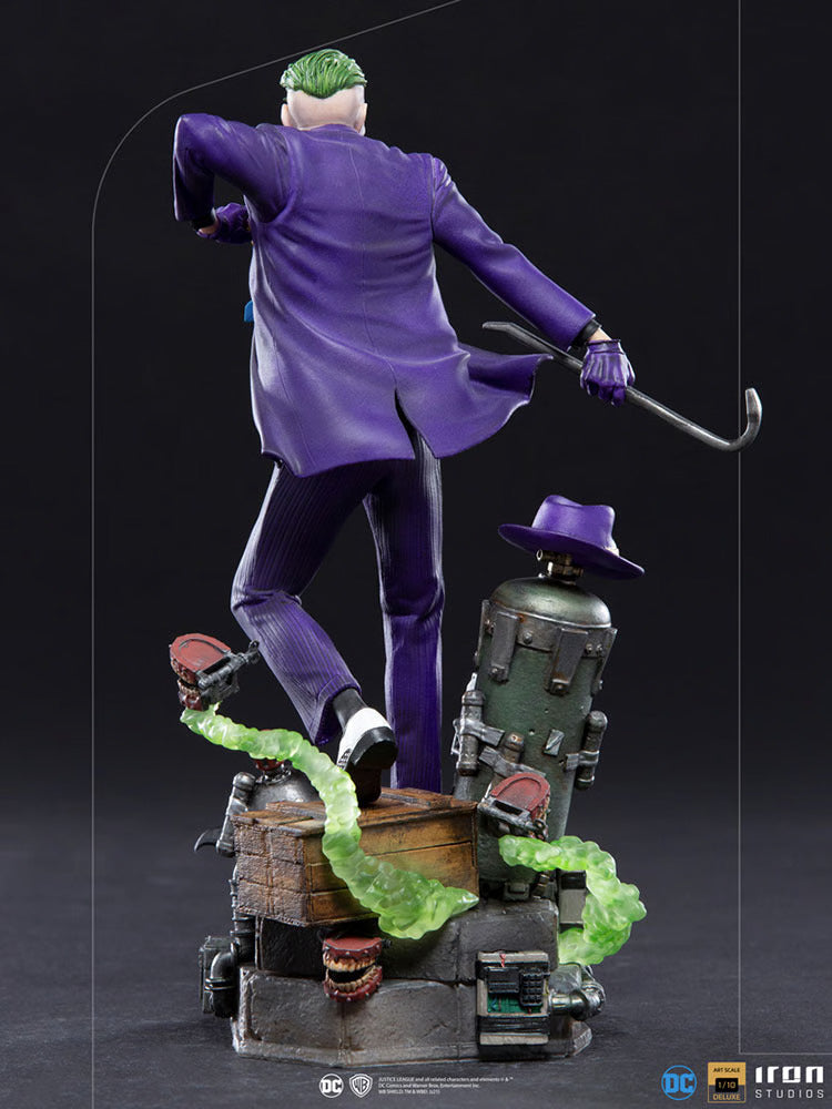 DC Comics The Joker Deluxe Version 1/10 Scale Iron Studios Statue
