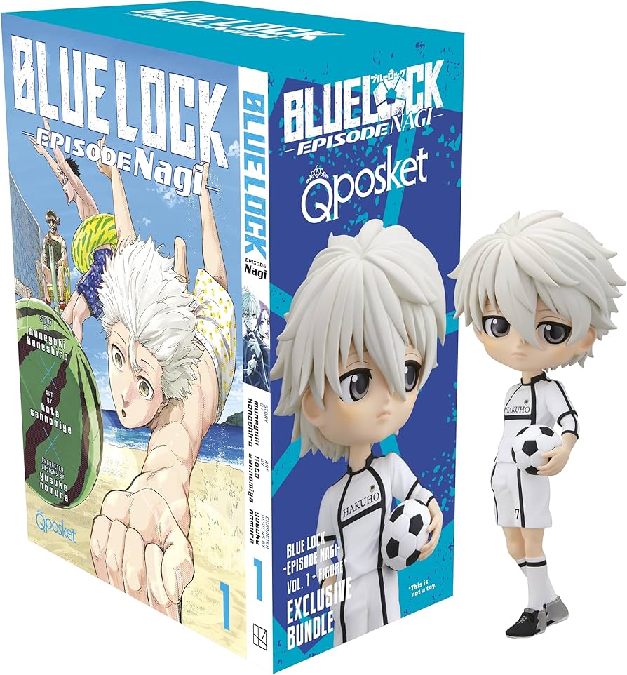 Blue Lock Episode Nagi - Seishiro Nagi Q Posket and Manga Vol. 1 Bundle