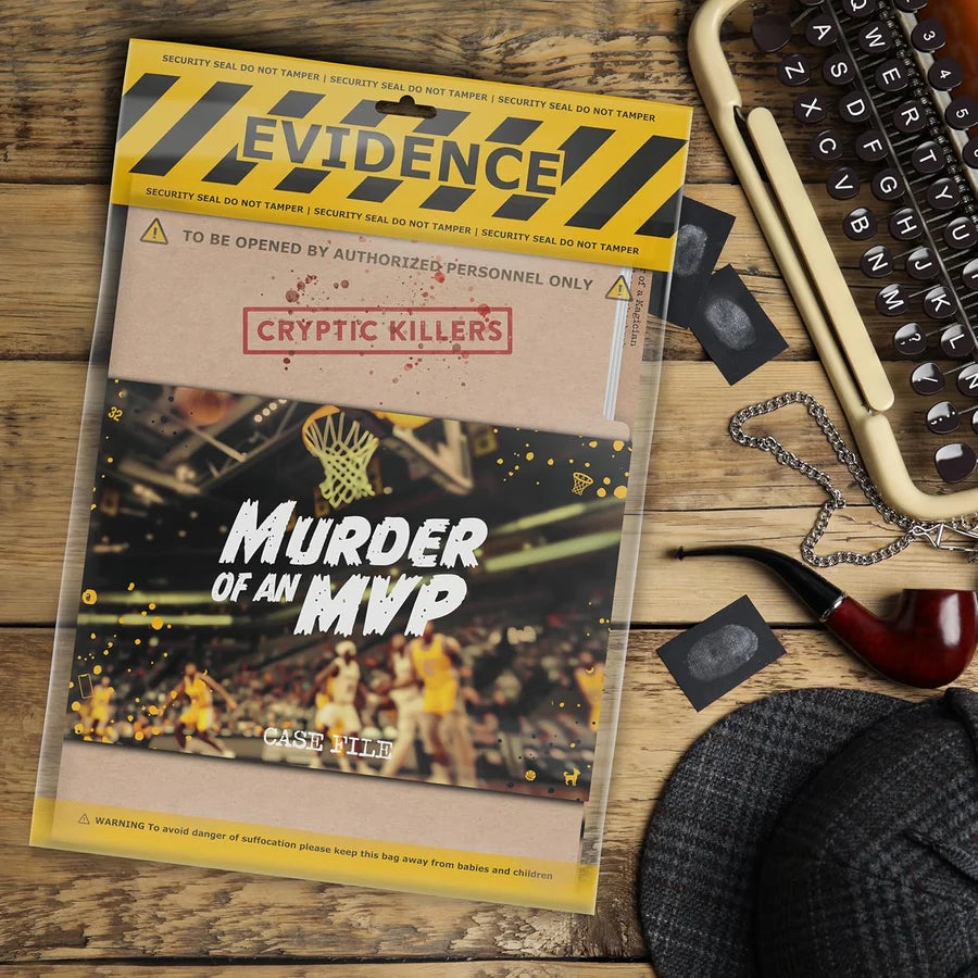 Murder Of An MVP Case File Evidence Bag Cryptic Killers