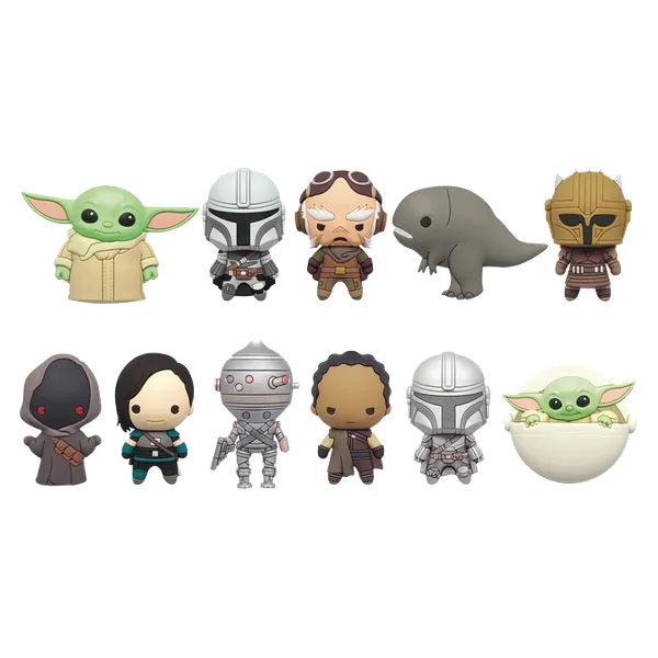 Star Wars The Mandalorian PVC Character Bag Clip