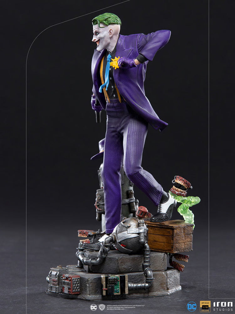 DC Comics The Joker Deluxe Version 1/10 Scale Iron Studios Statue