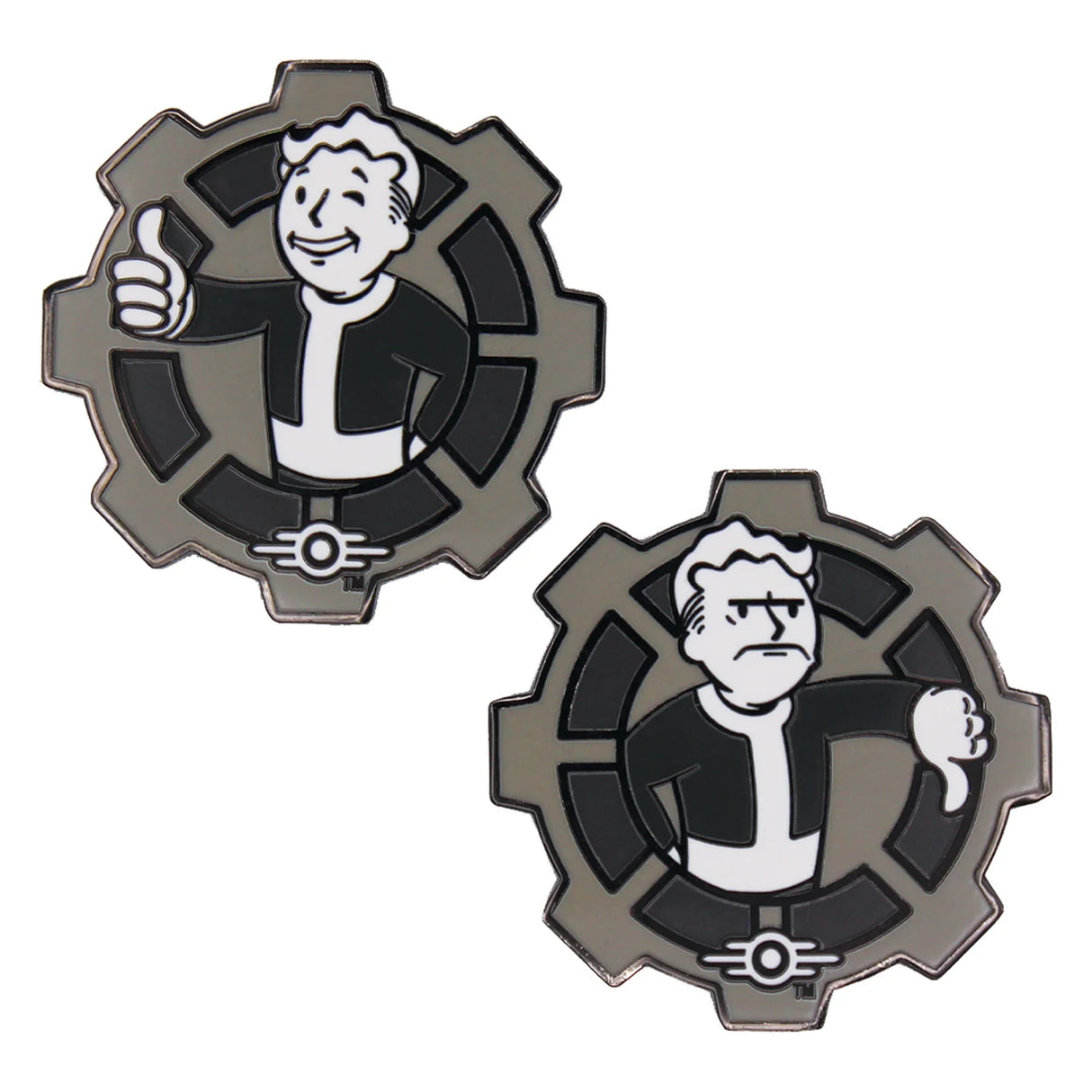 Fallout Decision Coin (Black & White)
