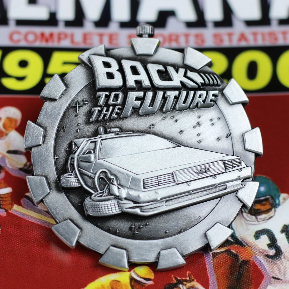 Back to the Future Silver Limited Edition Stopwatch Medallion