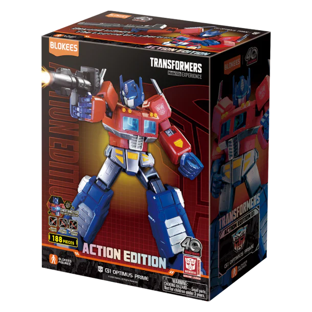 Transformers G1 Optimus Prime Action Edition Blokees Model Kit Action Figure