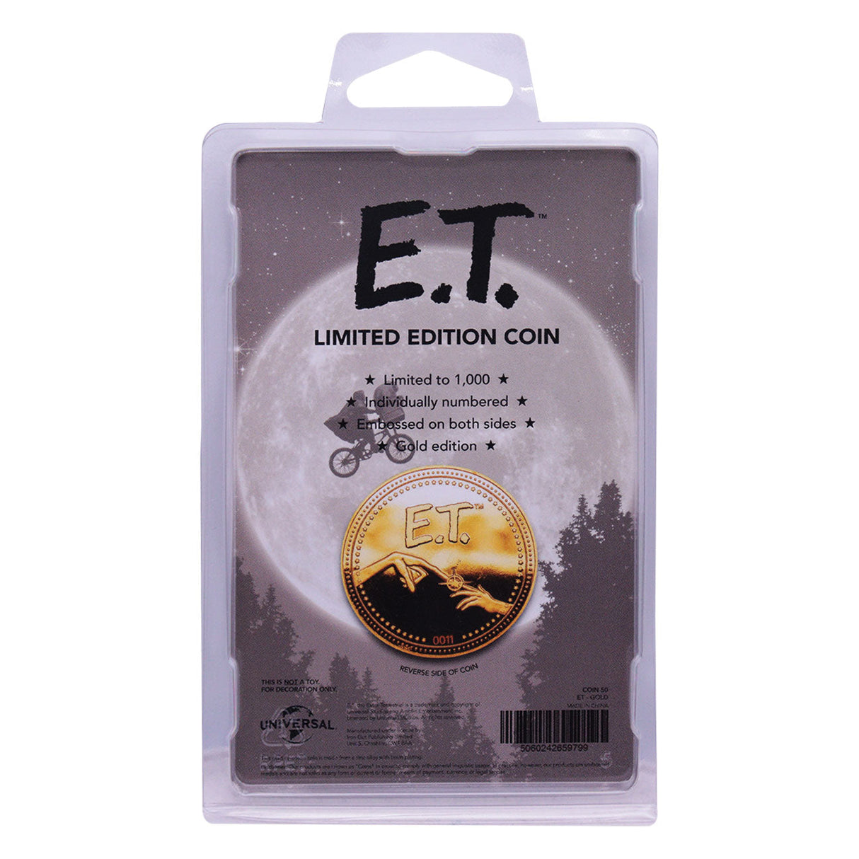 E.T. Limited Edition Collectible Coin (Gold)