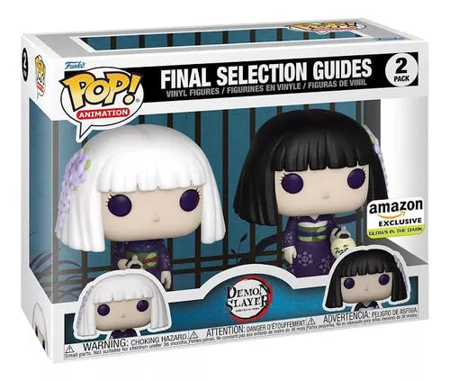 Demon Slayer Final Selection Guides (Amazon Exclusive) (Glow in the Dark) Funko Pop! Vinyl Figure 2-Pack