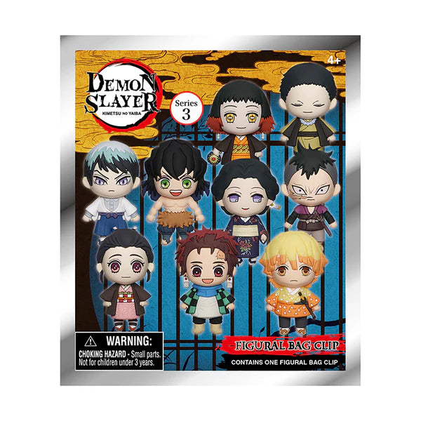 Demon Slayer Figural Bag Clip Series 3 Mystery Bag
