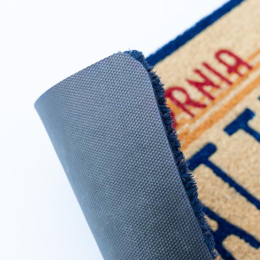 Back to the Future 'OUTATIME' DeLorean License Plate Door Mat