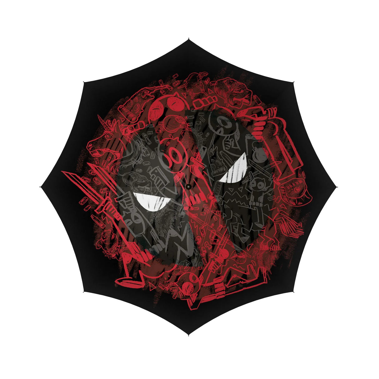 Marvel Deadpool Katana Handle Premium Umbrella