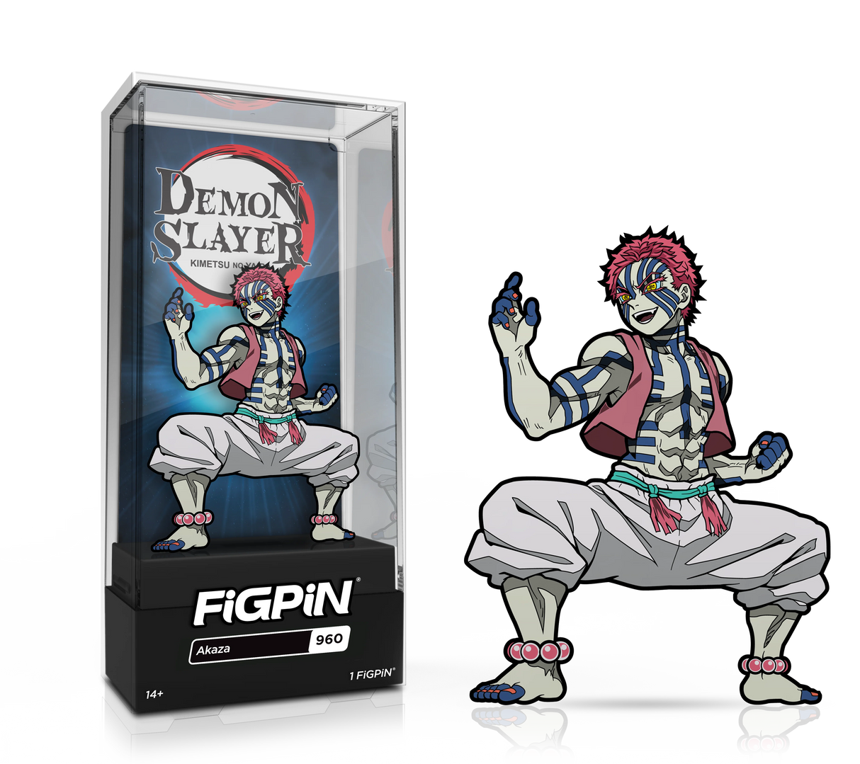 Demon Slayer Akaza (Glitter) FiGPiN #1364