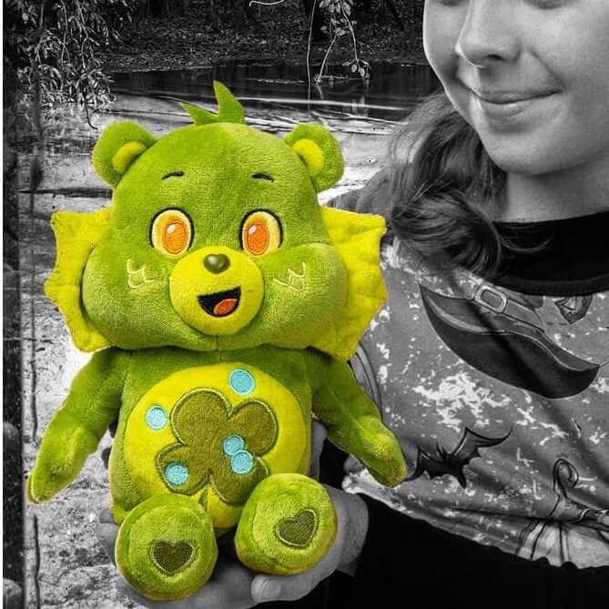 Care Bears x Universal Monsters Good Luck Bear as Creature From the Black Lagoon 22cm Plush