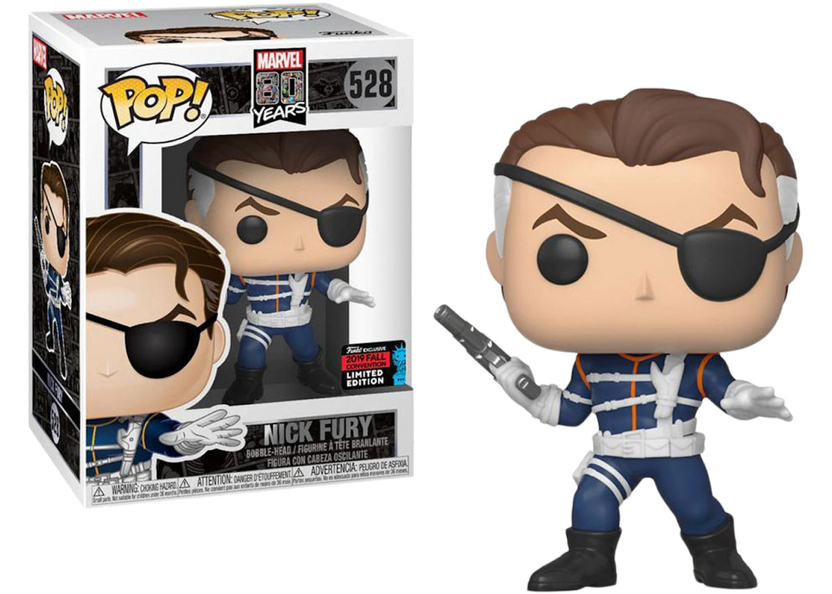 Marvel 80th Anniversary Nick Fury (First Apperance) Funko Pop! Vinyl Figure #528