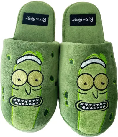 Rick and Morty Pickle Rick Men's Mule Slippers (Size UK 8-10)