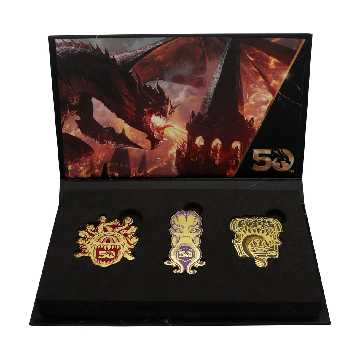 Dungeons & Dragons 50th Anniversary Set of 3 Monster Pin Badges